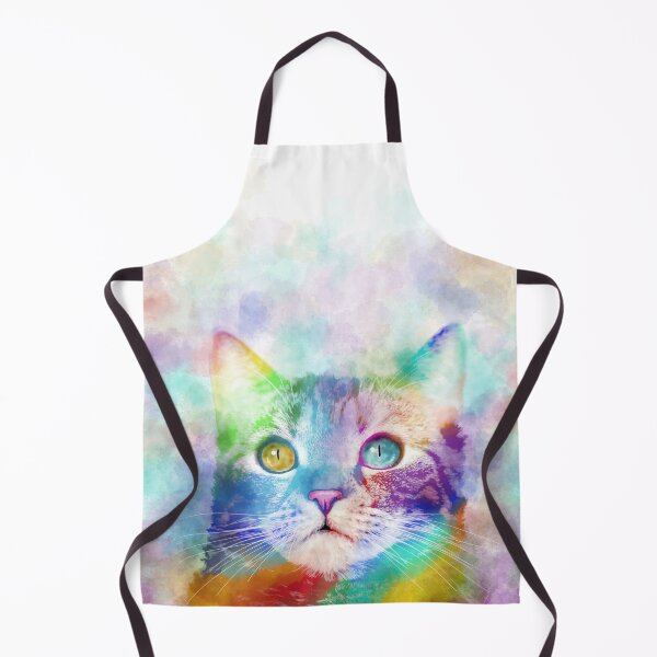 Item preview, Cat 663 multicolor cat designed and sold by artbylucie.