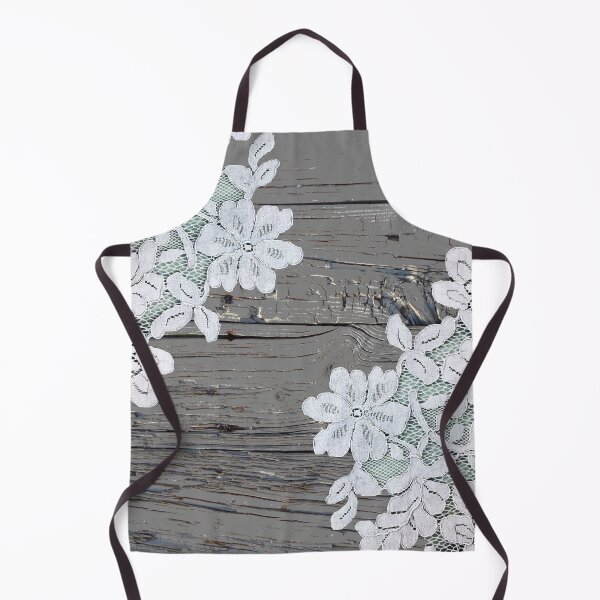 Item preview, Primitive bohemian chic rustic grey barn wood lace designed and sold by LEILA ART SPACE.