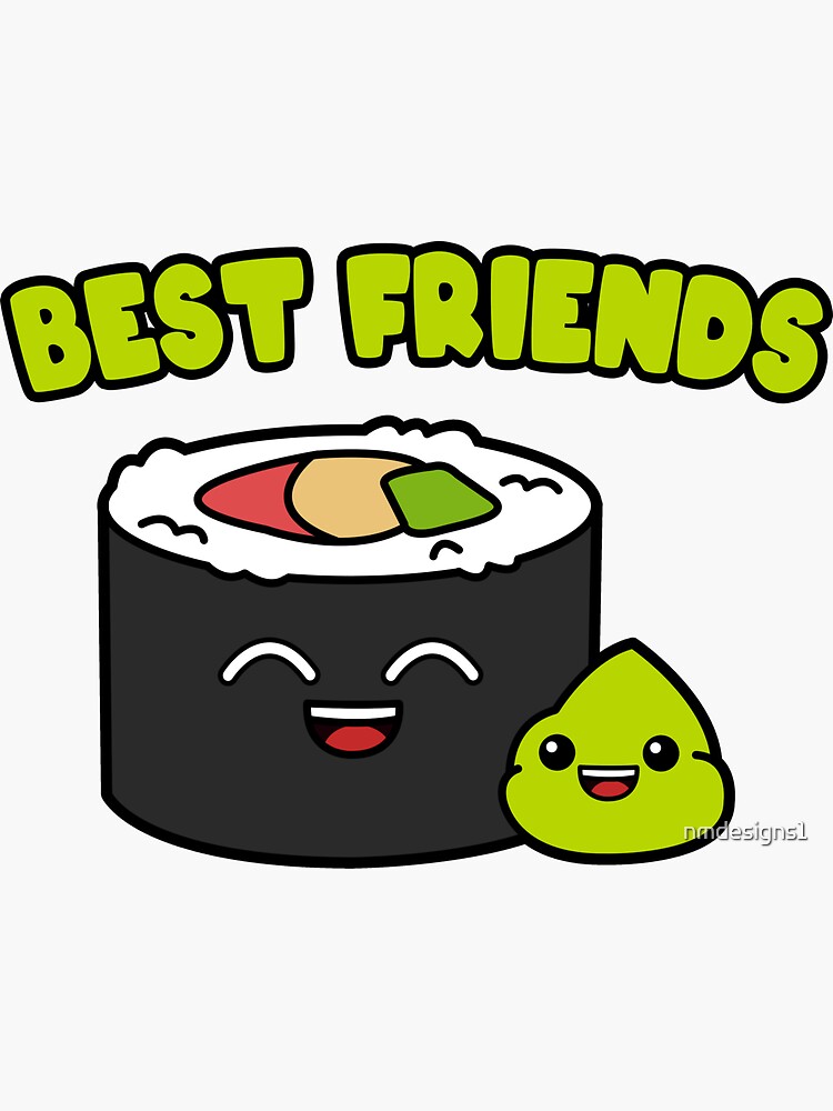 Best Friends Pizza Sticker by nmdesigns1