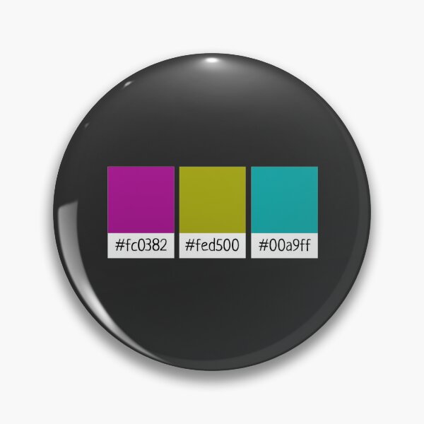 Item preview, Paint Swatches - Pansexual Colours designed and sold by neurosci.
