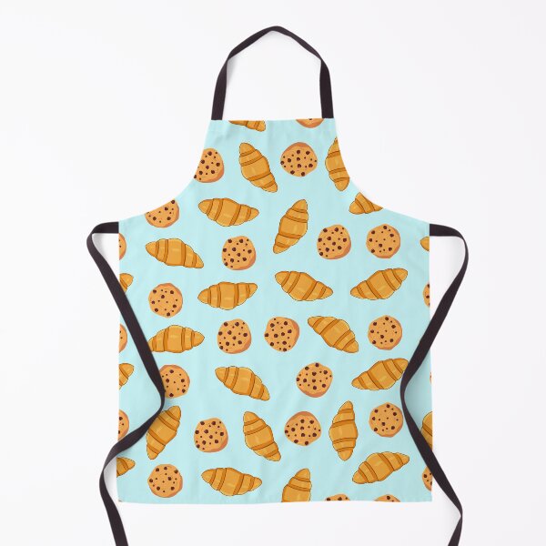 Item preview, Chocolate chip cokies and croissant pattern design. Pastries pattern.  designed and sold by GulArt.