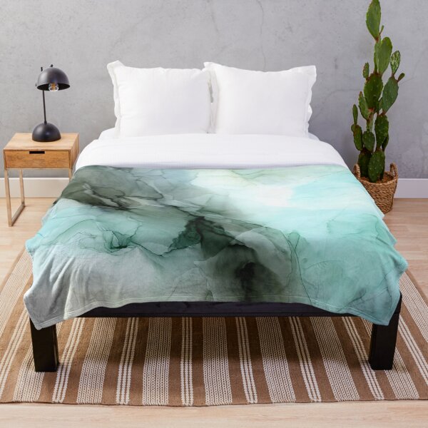 Item preview, Calm Nature Inspired Abstract Flow Landscape Painting designed and sold by Elizabeth  Karlson.