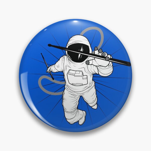 Item preview, Astronaut Drummer In Space With Drumsticks designed and sold by playloud.