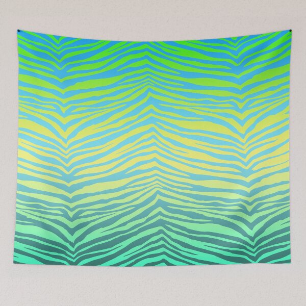 Item preview, NeoRetro Tiger Stripe Lemon Lime designed and sold by KORAX1978.