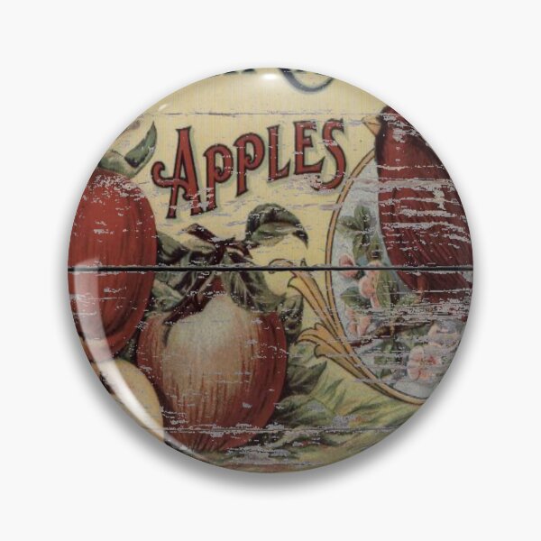 Item preview, dark academia orchard retro advertisement red cardinal french country apple designed and sold by LEILA ART SPACE.