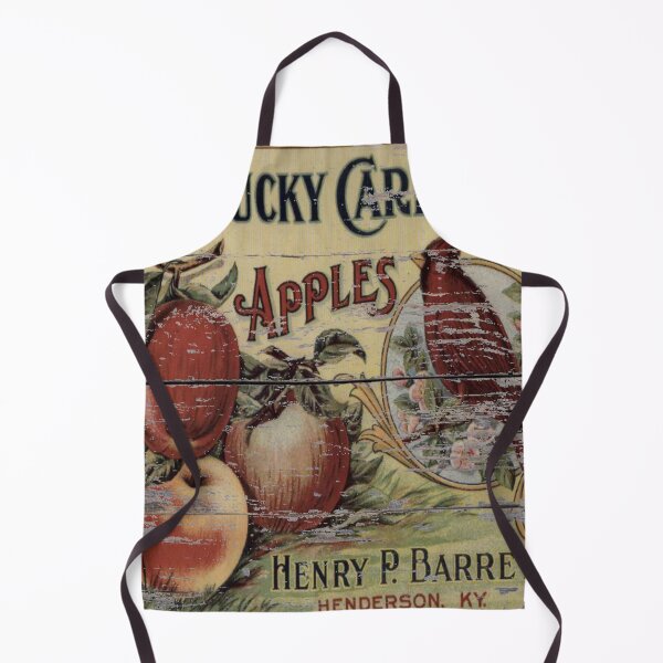 Item preview, dark academia orchard retro advertisement red cardinal french country apple designed and sold by LEILA ART SPACE.