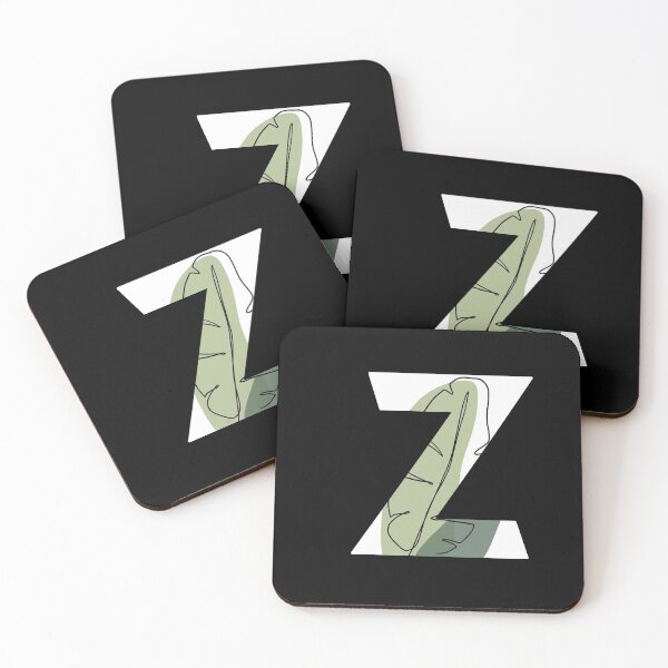 Item preview, Abstract tropical alphabet letters designed and sold by Prerana Jain.