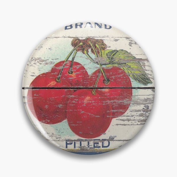 Item preview, dark academia Retro advertisement orchard fruit french country red cherry designed and sold by LEILA ART SPACE.