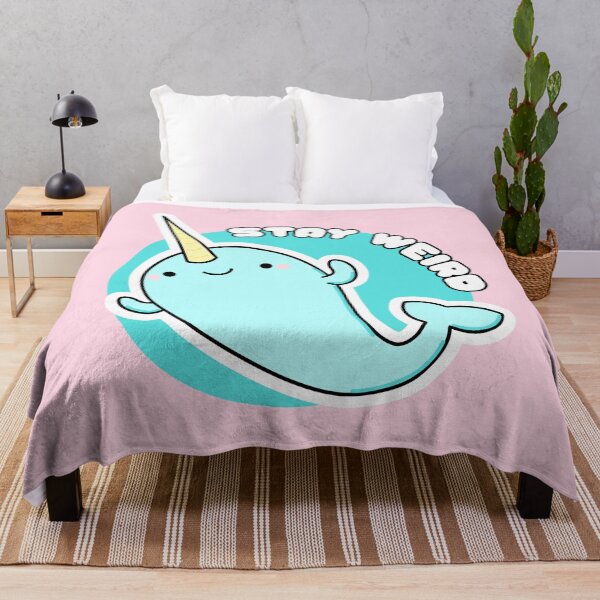 Item preview, Kawaii: Stay Weird Narwhal designed and sold by AutonomousN.