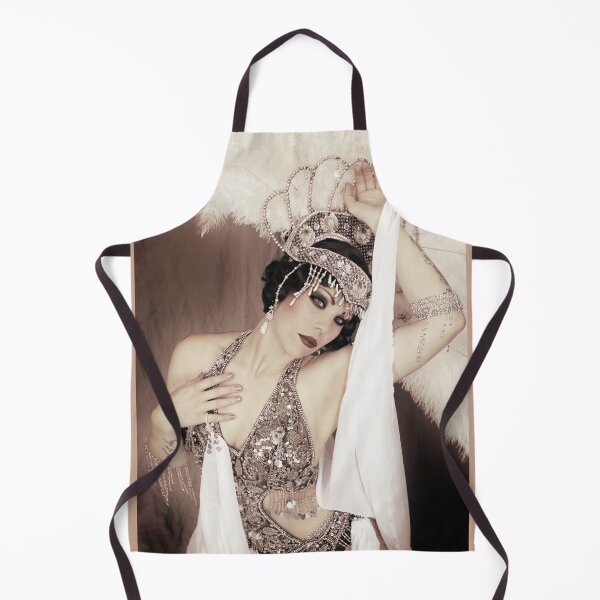 Item preview, Burlesque Showgirl Xarah von den Vielenregen in shiny art nouveau frame designed and sold by Xarah.