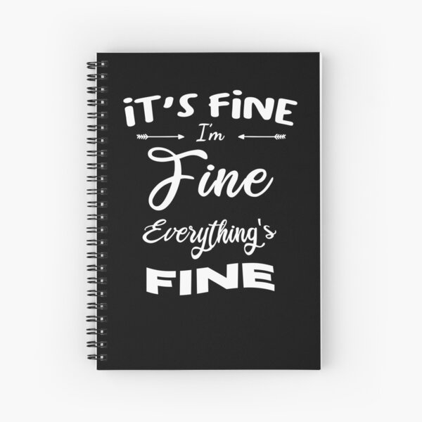 Item preview, It's Fine,I'm Fine,Everything is Fine , sarcastic designed and sold by Catcrea.