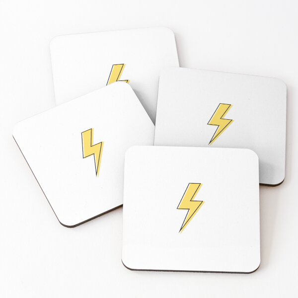 Item preview, Black and Yellow Lightning Bolt designed and sold by Kaitlyn Hart.