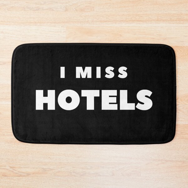 Item preview, I MISS HOTELS designed and sold by FabSpark.