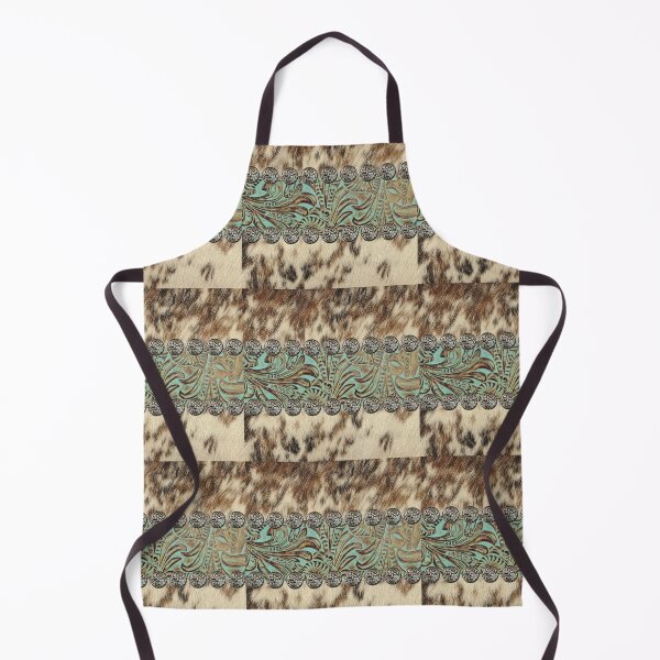 Item preview, Rustic brown beige teal western country cowboy fashion designed and sold by LEILA ART SPACE.