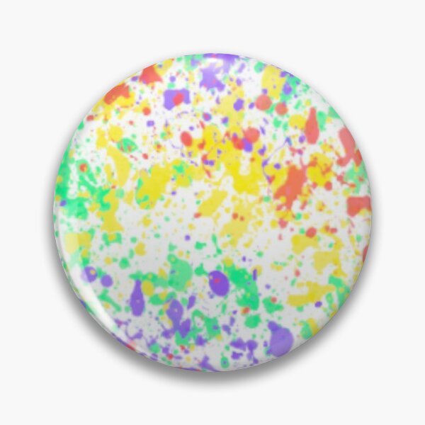 Item preview, Splashes of Color Abstract Art Print - Thrown Paint on White Canvas designed and sold by ckylin.