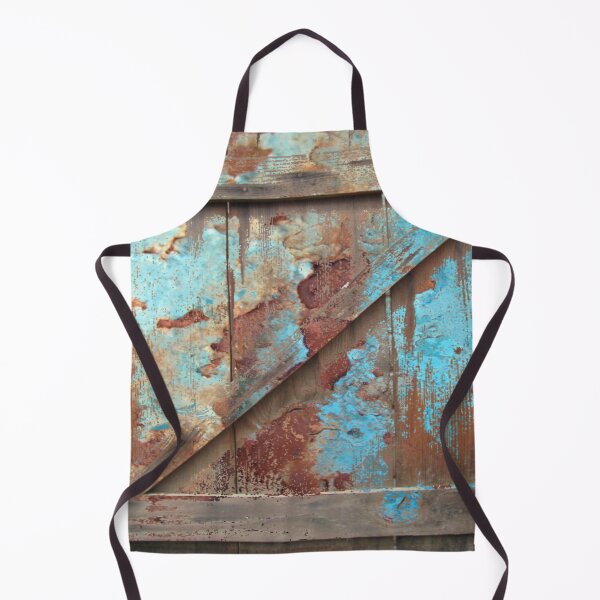 Item preview, Primitive Western Country Barn Door Rustic Turquoise Barnwood  designed and sold by LEILA ART SPACE.