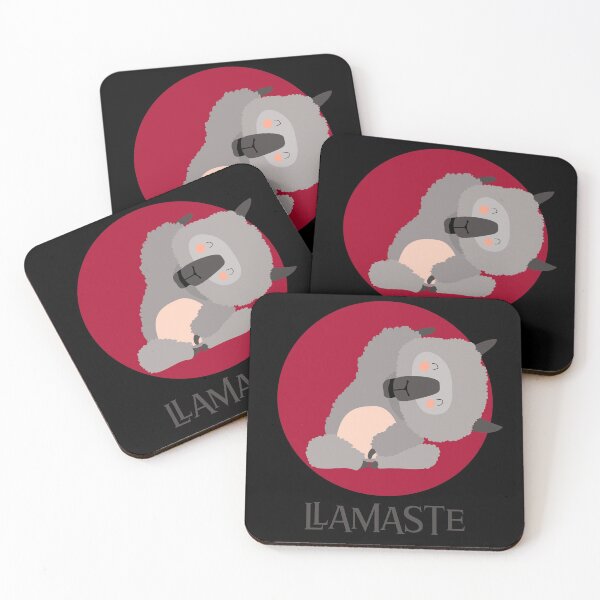 Item preview, Funny, Cute Llamaste Chakra Colors Yoga Design designed and sold by UrTops.