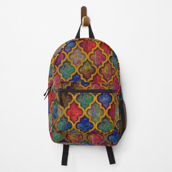 Item preview, Moroccan tile iridescent pattern designed and sold by Red Witch Art.