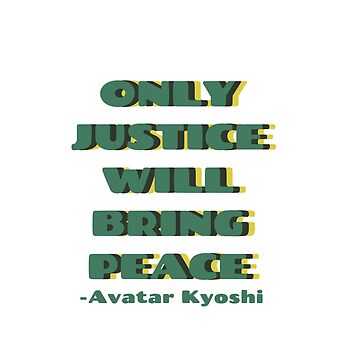 Artwork thumbnail, only justice will bring peace - avatar kyoshi by kellielam