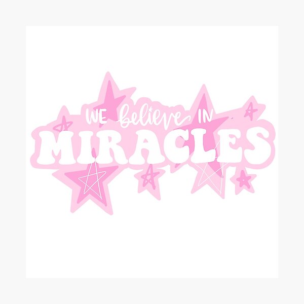 Item preview, Miracles quote Pink Phi Mu designed and sold by carrielligraphy.