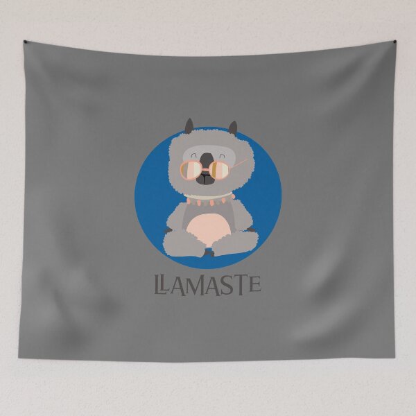 Item preview, Funny, Cute Llamaste Chakra Colors Yoga Design designed and sold by UrTops.
