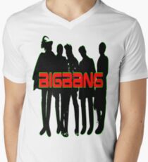 ㋡♥♫Love BigBang K-Pop Clothing & Stickers♪♥㋡ Men's V-Neck T-Shirt