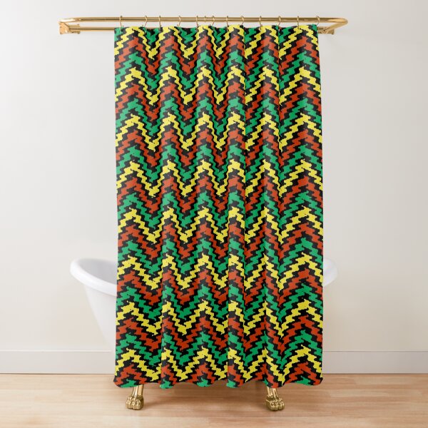 Rasta Colors Shower Curtains Redbubble