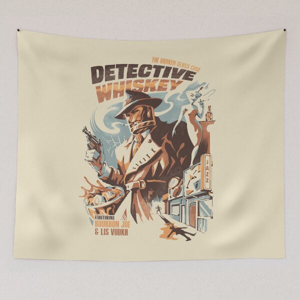 Item preview, Detective Whiskey designed and sold by Ilustrata®.