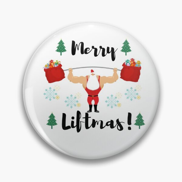 Item preview, Merry Liftmas Christmas Santa Workout fitness designed and sold by renzel12.