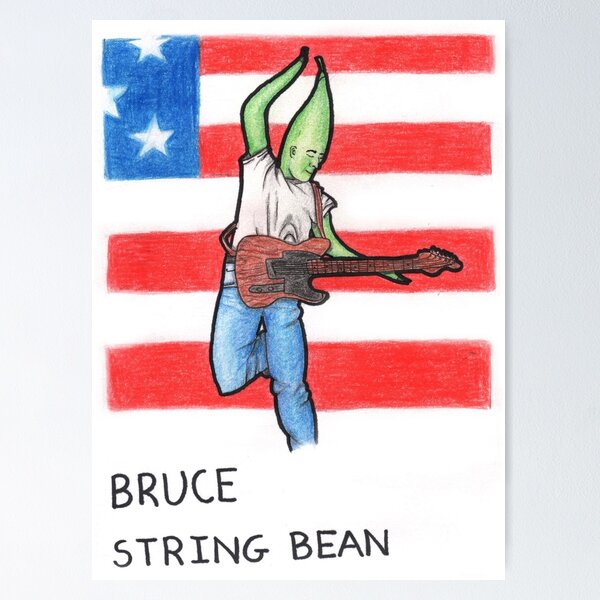 Item preview, Bruce String Bean designed and sold by daft-doodles.
