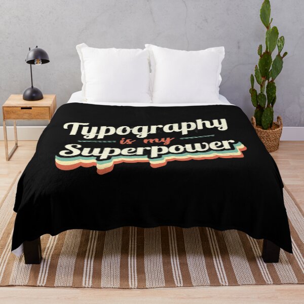 Item preview, Typography is my Superpower designed and sold by Custom365.