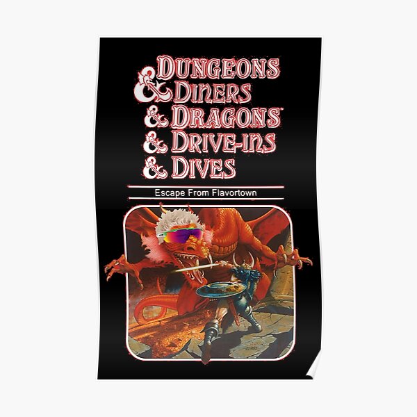 Dungeons & Diners & Dragons & Drive-Ins & Dives: Escape from Flavortown Poster