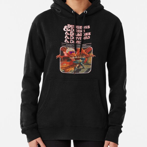 Dungeons & Diners & Dragons & Drive-Ins & Dives: Escape from Flavortown Pullover Hoodie