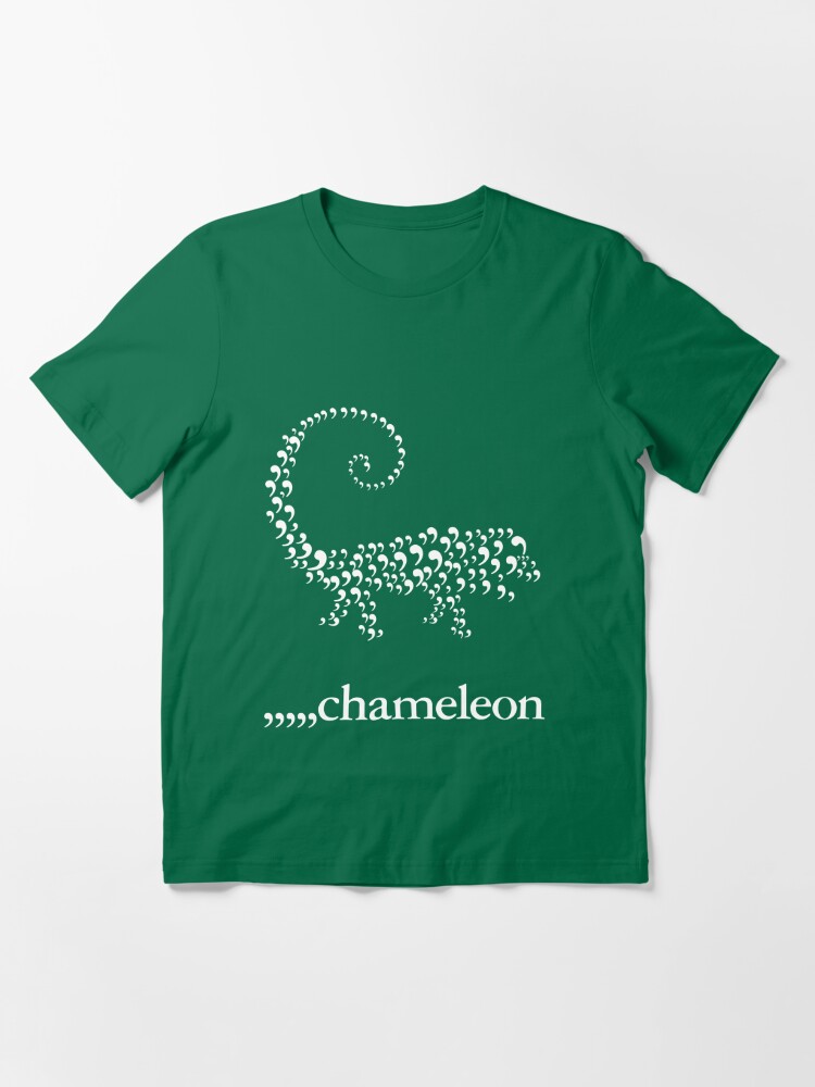 comma comma comma chameleon t shirt