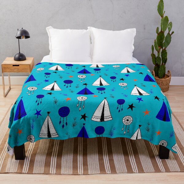 Item preview, Wigwam for the Indians Scandinavian style Pattern designed and sold by PurpleTank.