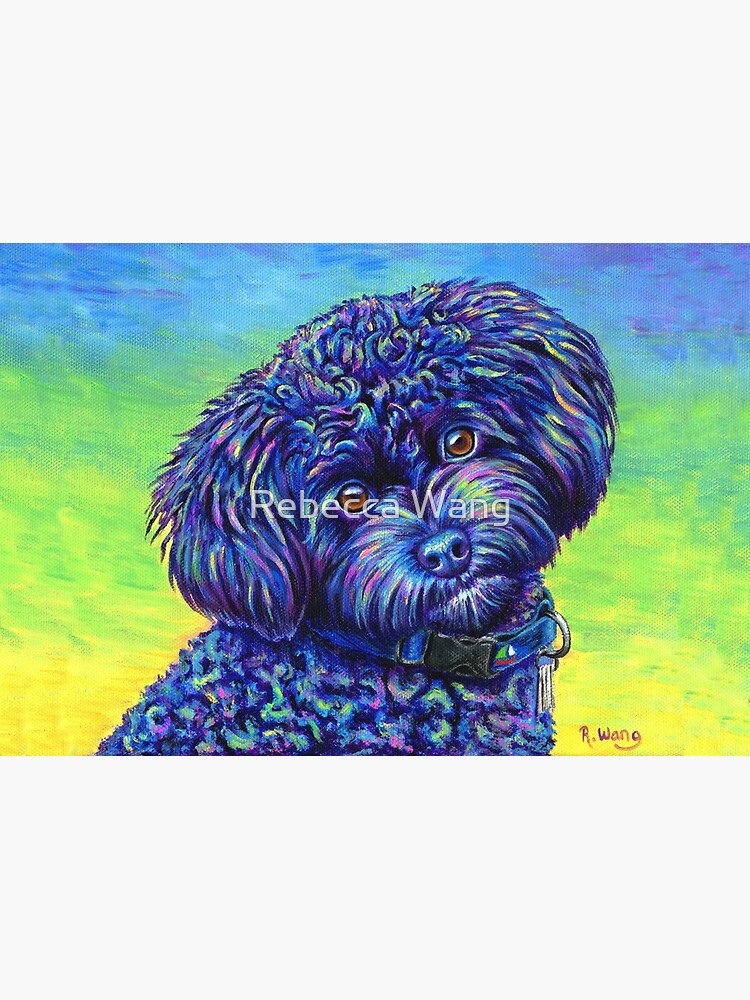 Opalescent Black Toy Poodle by lioncrusher