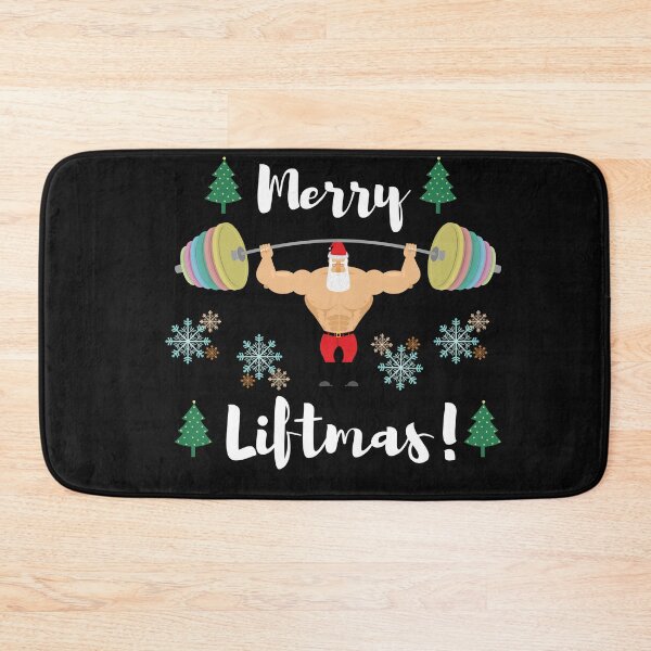 Item preview, Merry Liftmas Christmas Santa Workout fitness designed and sold by renzel12.