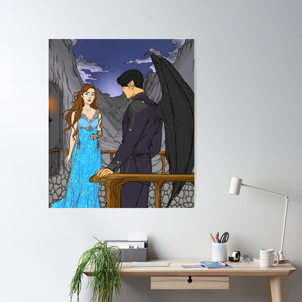 Sara J. Maas - Rhysand & Feyre Poster for Sale by TheRedPrincess