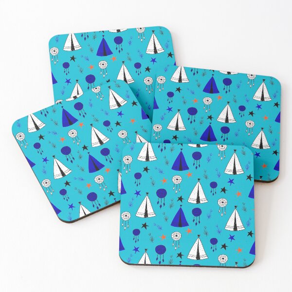 Item preview, Wigwam for the Indians Scandinavian style Pattern designed and sold by PurpleTank.