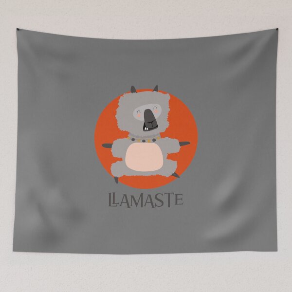 Item preview, Funny, Cute Llamaste Chakra Colors Yoga Design designed and sold by UrTops.