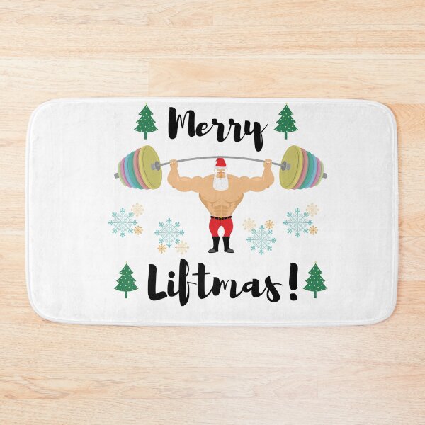 Item preview, Merry Liftmas Christmas Santa Workout fitness designed and sold by renzel12.