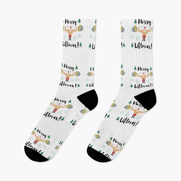 Item preview, Merry Liftmas Christmas Santa Workout fitness designed and sold by renzel12.