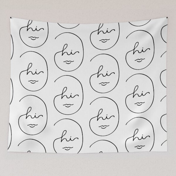 Item preview, Abstract Line Art Hi Face  designed and sold by Kristen Lucero.