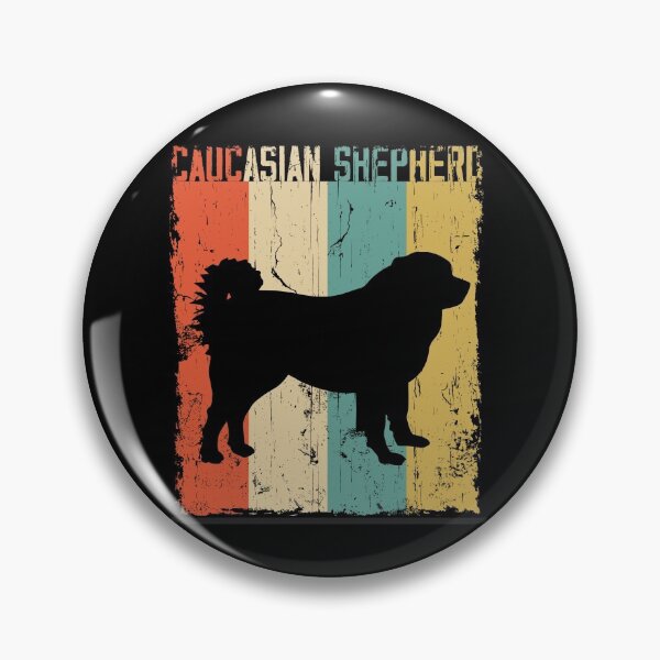 Item preview, caucasian shepherd Vintage Retro Classis Dog Lover Gift designed and sold by rafaeltto.