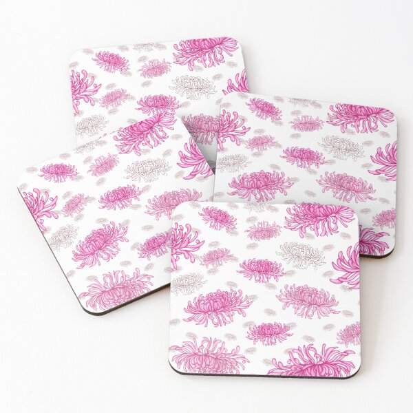 Item preview, Vibrant Pink Chrysanthemums designed and sold by SarahCBrooks.
