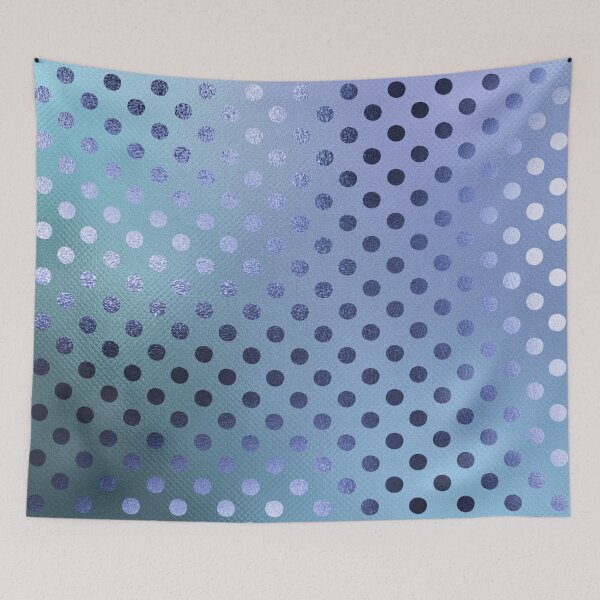 Item preview, Minimalist Pattern With Iridescent Blue Circles 27 designed and sold by simplydesignart.