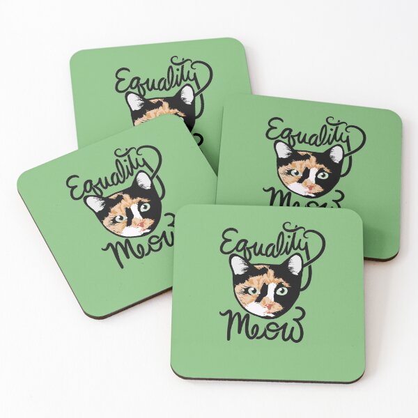 Item preview, Equality Meow Calico Cat designed and sold by FrictionMaxxing.