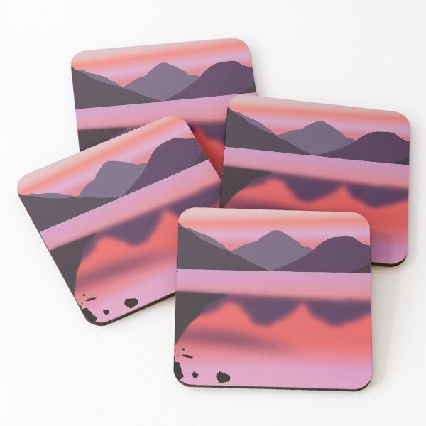 Item preview, Purple mountains designed and sold by Katy Hinkley.