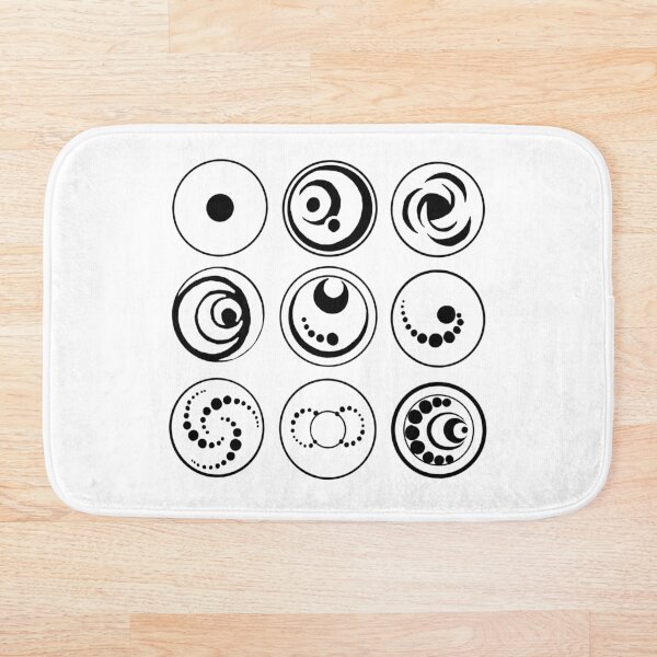 Item preview, Lorien Legacies I Am Number Four All Symbols Plain Black designed and sold by Carla Perry.