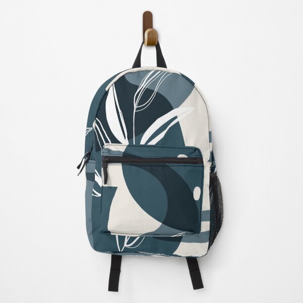 Item preview, Abstract - Leaves and Vases in Teal and Aqua 4 designed and sold by simplydesignart.